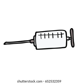 cartoon syringe