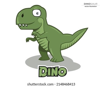 Cartoon T Rex dinosaur vector Illustration 