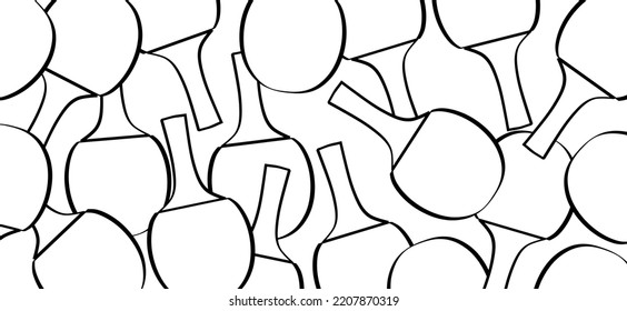 Cartoon table tennis or  ports symbol or logo. Rackets and ball emblem. Table tennis paddle icon. pingpong sports. World table tennis day. Tennis racket