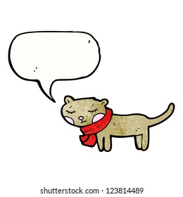 caricatura que habla de gato