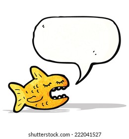 cartoon talking fish