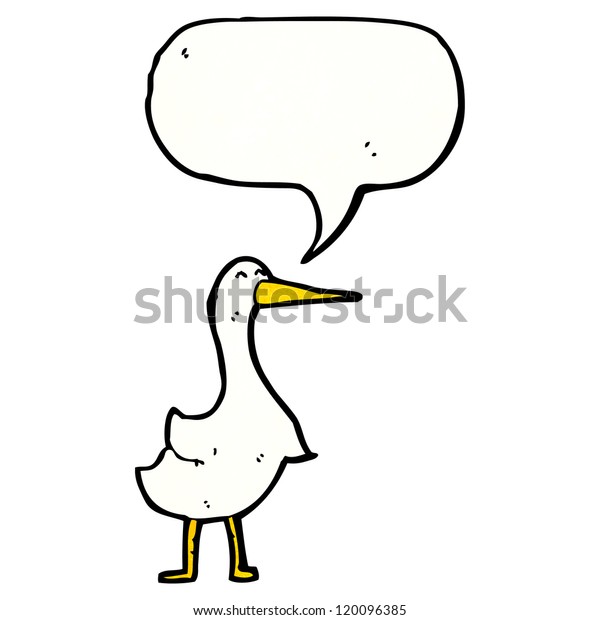 Cartoon Talking Goose Stock Vector (Royalty Free) 120096385 | Shutterstock