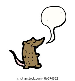 cartoon talking mouse
