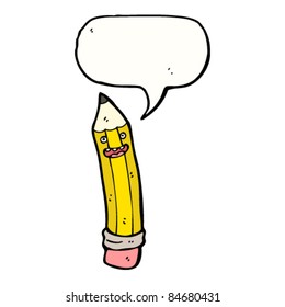 lápiz de dibujos animados