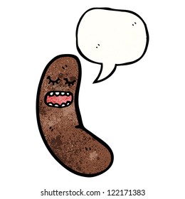 cartoon talking sausage