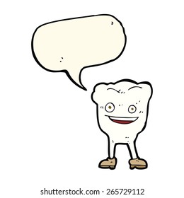 cartoon talking tooth