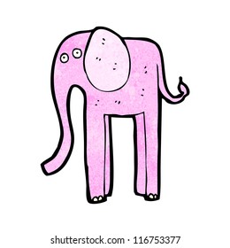 elefante alto de dibujos animados