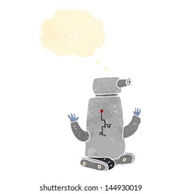 cartoon tank robot