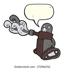 cartoon tank robot