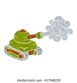 cartoon tank.Vector illustration