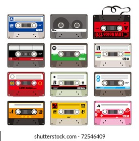 cartoon tape icon