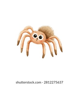 Cartoon tarantula spider face