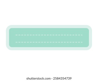 Cartoon task planner element isolated. Cute paper sticky note, to do list or memo message notepad paper sheet. Vector colorful blank schedule, note paper