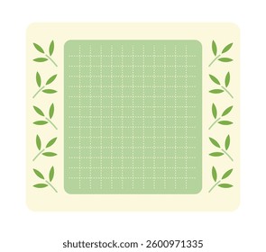 Cartoon task planner element isolated. Cute paper sticky note, to do list or memo message notepad paper sheet. Vector colorful blank schedule, note paper