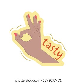 Cartoon Tasty Icon Vector Design.