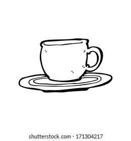 cartoon tea cup