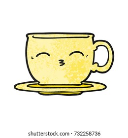 taza de té de dibujos animados