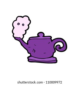 cartoon tea pot