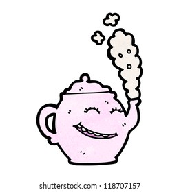 cartoon tea pot