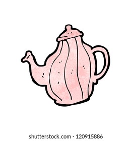 cartoon tea pot
