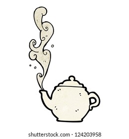 cartoon tea pot