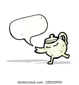 Cartoon-Teekanne