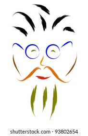 cartoon teacher face