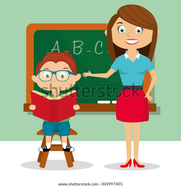 Lehrerin Mosen Cartoon Kuessen