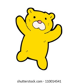 oso de peluche de caricatura