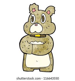 oso de peluche de caricatura