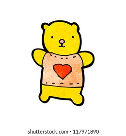 oso de peluche de caricatura