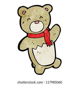 oso de peluche de caricatura