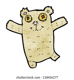 oso de peluche de caricatura