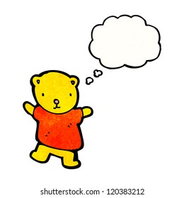 oso de peluche de caricatura