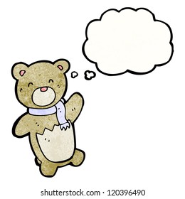 oso de peluche de caricatura
