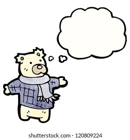 oso de peluche de caricatura