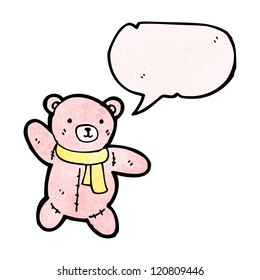 oso de peluche de caricatura