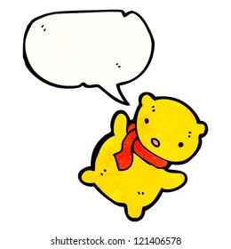 oso de peluche de caricatura