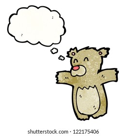 oso de peluche de caricatura