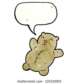 oso de peluche de caricatura