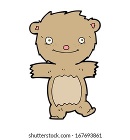 oso de peluche de caricatura