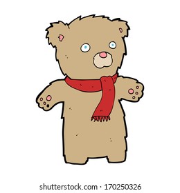 oso de peluche de caricatura