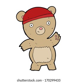 oso de peluche de caricatura