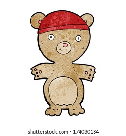 oso de peluche de caricatura
