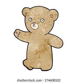oso de peluche de caricatura