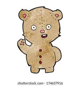 oso de peluche de caricatura