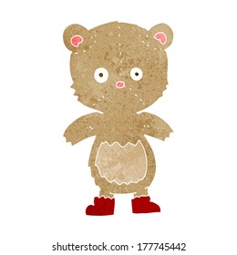oso de peluche de caricatura