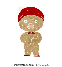 oso de peluche de caricatura