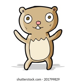 oso de peluche de caricatura