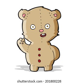 oso de peluche de caricatura